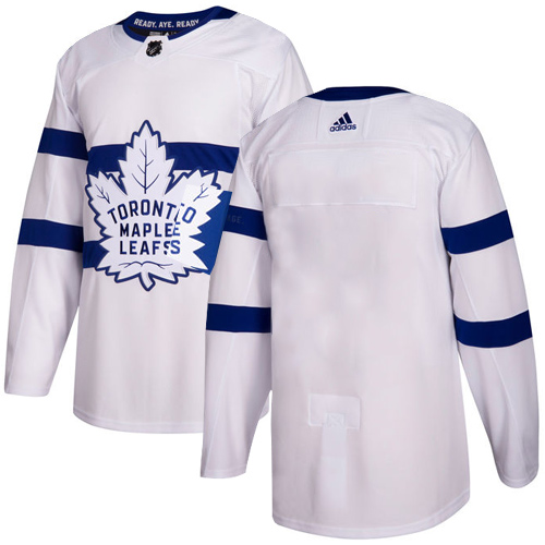 Personalized Youth Toronto Maple Leafs Blank White Authentic 2018 Stadium Series Stitched NHL Jersey