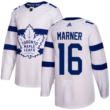 Personalized Youth Toronto Maple Leafs #16 Mitchell Marner White Authentic 2018 Stadium Series Stitched NHL Jersey