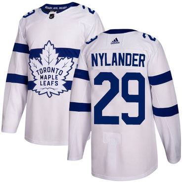Personalized Youth Toronto Maple Leafs #29 William Nylander White Authentic 2018 Stadium Series Stitched NHL Jersey