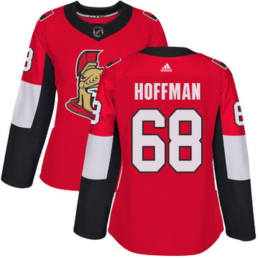 Personalized Women’s Ottawa Senators #68 Mike Hoffman Red Home Authentic Stitched NHL Jersey