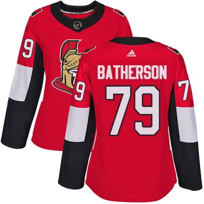 Personalized Women’s Ottawa Senators #79 Drake Batherson Home Authentic Red Jersey
