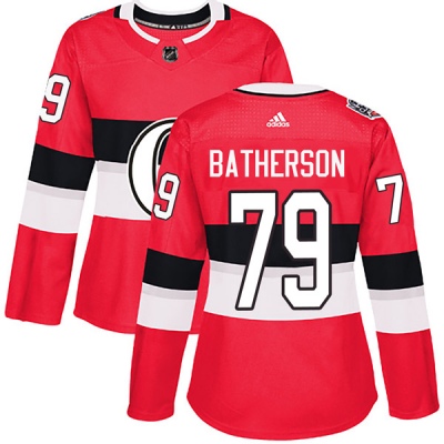 Personalized Women’s Ottawa Senators #79 Drake Batherson 100 Classic Authentic Red Jersey