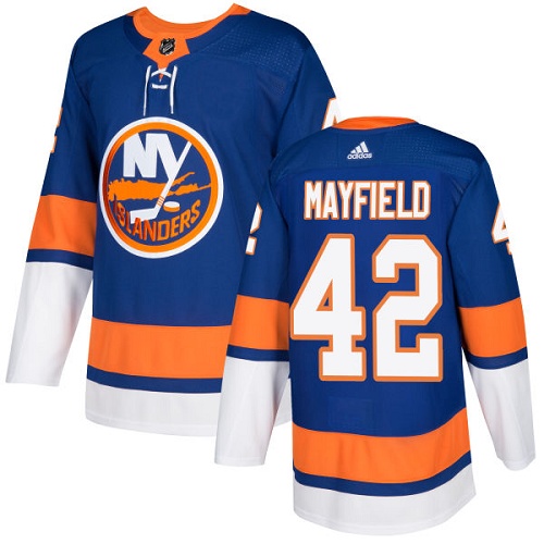 Personalized Youth New York Islanders #42 Scott Mayfield Royal Blue Home Authentic NHL Jersey