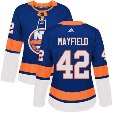Personalized Women’s New York Islanders #42 Scott Mayfield Royal Blue Home Authentic NHL Jersey