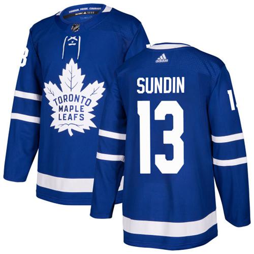Personalized Youth Toronto Maple Leafs #13 Mats Sundin Blue Home Authentic Stitched NHL Jersey