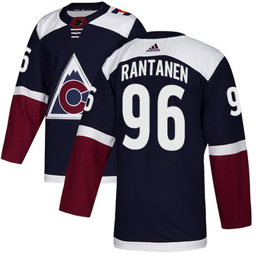 Personalized Youth Avalanche #96 Mikko Rantanen Navy Alternate Authentic Stitched NHL Jersey