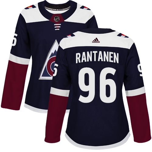 Personalized Women’s Avalanche #96 Mikko Rantanen Navy Alternate Authentic Stitched NHL Jersey