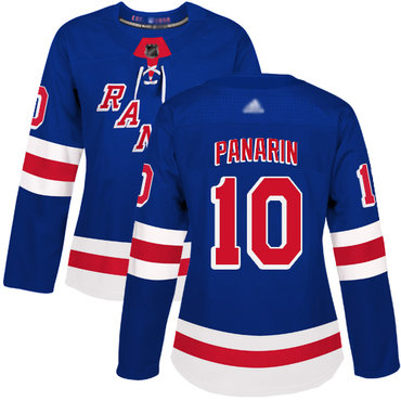 Personalized Women’s New York Rangers #10 Artemi Panarin Royal Blue Home Authentic Stitched Hockey Jersey