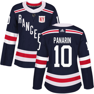 Personalized Women’s New York Rangers #10 Artemi Panarin Navy Blue Authentic 2018 Winter Classic Stitched Hockey Jersey