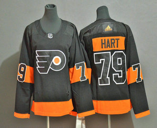 Personalized Youth Philadelphia Flyers #79 Carter Hart Black Stitched NHL Jersey