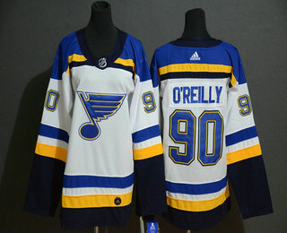 Personalized Youth St. Louis Blues #90 Ryan O’Reilly White Stitched NHL Jersey