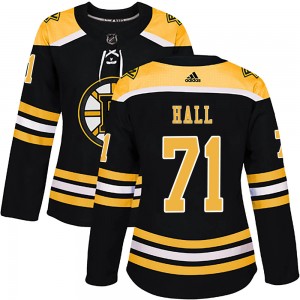 Personalized Women’s Boston Bruins #71 Taylor Hall Authentic Home Jersey – Black