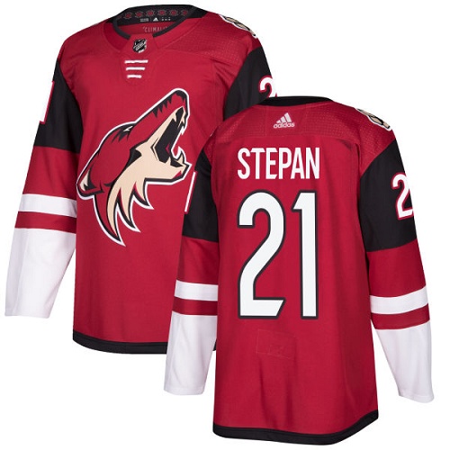 Personalized Youth Arizona Coyotes #21 Derek Stepan Maroon Home Authentic Stitched NHL Jersey