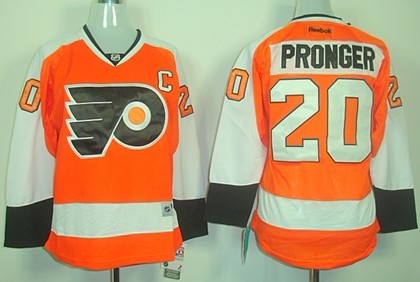 Personalized Women’s Philadelphia Flyers #20 Chris Pronger Orange Jersey