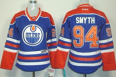 Personalized Women’s Edmonton Oilers #94 Ryan Smyth Royal Blue s Jersey