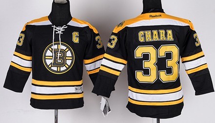 Personalized Youth Boston Bruins #33 Zdeno Chara Black Jersey