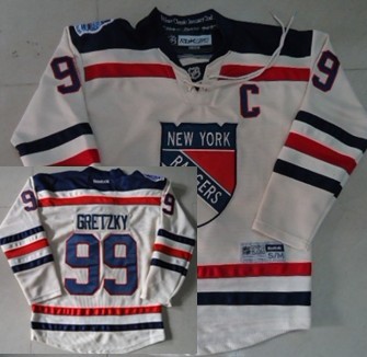 Personalized Youth New York Rangers #99 Wayne Gretzky 2012 Winter Classic Cream Jersey