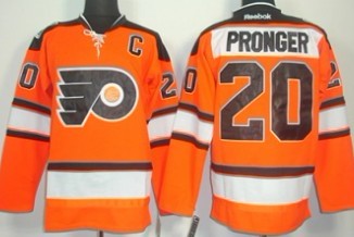 Personalized Youth Philadelphia Flyers #20 Chris Pronger 2012 Winter Classic Orange Jersey