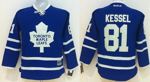 Personalized Youth Toronto Maple Leafs #81 Phil Kessel Blue Jersey