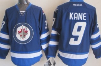 Personalized Youth Winnipeg Jets #9 Evander Kane Navy Blue Jersey