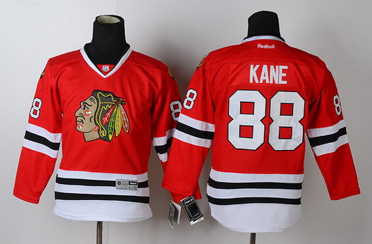 Personalized Youth Chicago Blackhawks #88 Patrick Kane Red Jersey