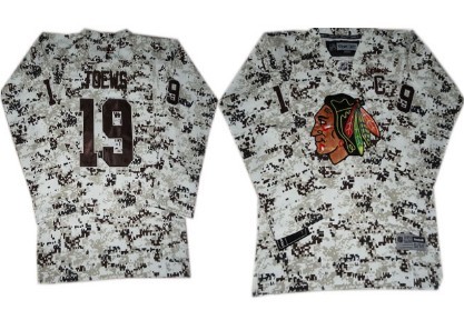 Personalized Youth Chicago Blackhawks #19 Janathan Toews White Camo Jersey