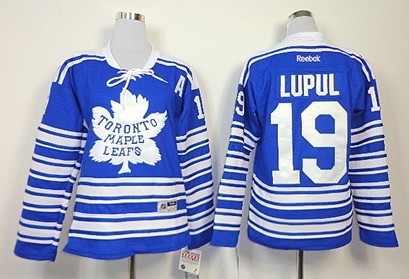 Personalized Women’s Toronto Maple Leafs #19 Joffrey Lupul 2014 Winter Classic Blue s Jersey