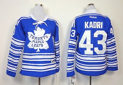 Personalized Women’s Toronto Maple Leafs #43 Nazem Kadri 2014 Winter Classic Blue s Jersey