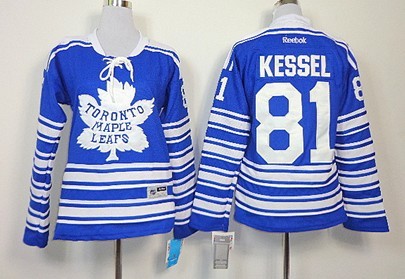 Personalized Women’s Toronto Maple Leafs #81 Phil Kessel 2014 Winter Classic Blue s Jersey