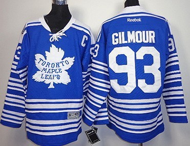 Personalized Youth Toronto Maple Leafs #93 Doug Gilmour 2014 Winter Classic Blue Jersey