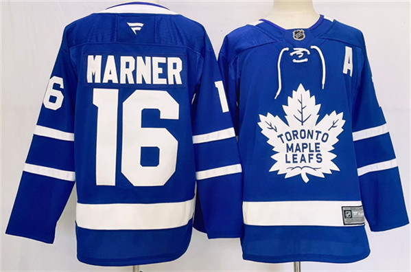 Personalized Men’s Toronto Maple Leafs #16 Mitchell Marner Blue 2024-25 Stitched Jersey