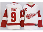 Personalized Detroit Red Wings #9 Gordie Howe 2024 White Jersey