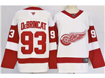 Personalized Detroit Red Wings #93 Alex DeBrincat 2024 White Jersey
