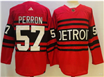 Personalized Detroit Red Wings #57 David Perron Red Reverse Retro 2.0 Jersey