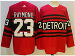 Personalized Detroit Red Wings #23 Lucas Raymond Red Reverse Retro 2.0 Jersey