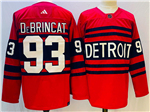 Personalized Detroit Red Wings #93 Alex DeBrincat Red Reverse Retro 2.0 Jersey