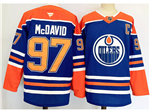 Personalized Edmonton Oilers #97 Connor McDavid 2024 Royal Blue Jersey