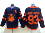 Personalized Edmonton Oilers #93 Ryan Nugent-Hopkins Alternate Navy Jersey