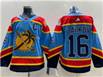 Personalized Florida Panthers #16 Aleksander Barkov Light Blue Reverse Retro 2.0 Jersey