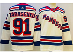 Personalized New York Rangers #91 Vladimir Tarasenko White Jersey