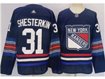 Personalized New York Rangers #31 Igor Shesterkin Navy Alternate Jersey
