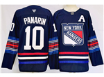 Personalized New York Rangers #10 Artemi Panarin 2024 Navy Alternate Jersey
