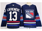 Personalized New York Rangers #13 Alexis Lafreniere 2024 Navy Alternate Jersey