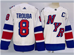 Personalized New York Rangers #8 Jacob Trouba 2024 Stadium Series White Jersey