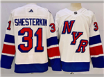 Personalized New York Rangers #31 Igor Shesterkin 2024 Stadium Series White Jersey