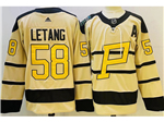 Personalized Pittsburgh Penguins #58 Kris Letang Cream 2023 Winter Classic Jersey