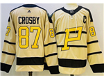 Personalized Pittsburgh Penguins #87 Sidney Crosby Cream 2023 Winter Classic Jersey