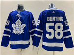 Personalized Toronto Maple Leafs #58 Michael Bunting Blue Jersey