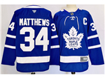 Personalized Toronto Maple Leafs #34 Auston Matthews 2024 Blue Jersey