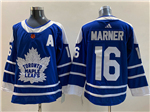 Personalized Toronto Maple Leafs #16 Mitchell Marner Blue Reverse Retro 2.0 Jersey